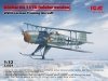 ICM 32029 Bücker Bü 131D (winter version) WWII German Training Aircraft 1/48